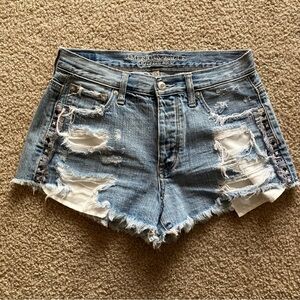 American Eagle Distressed Jean Shorts